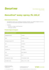 SecuOne easy spray fix 22,1L - TF